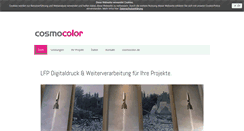 Desktop Screenshot of cosmocolor.de